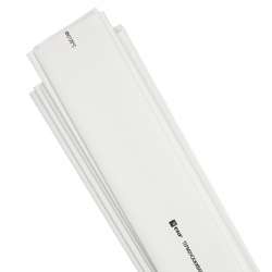 Термоусаживаемая трубка ТУТ нг 40/20 белая в отрезках по 1м EKF PROxima