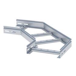 Угол вертикальный шарнирный для лестничного лотка 100x200мм EKF