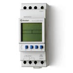 FINDER Реле времени цифровое недельное; монтаж на рейку 35мм; 1СO 16A; питание 230В АC; ширина 35.8мм; степень защиты IP20(арт.122182300000)