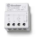 FINDER Электронные шаговое реле; 1NO 10A; питание 230В АC; монтаж в коробке; степень защиты IP20(арт.139182300000)