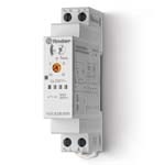 FINDER Модульный электронный лестничный таймер мультифункциональный; 1NO 16A; 3- или 4-проводная схема; питание 230В АC; ширина 17.5мм; степень защиты IP20(арт.140182300000)