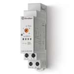 FINDER Модульный электронный лестничный таймер 1-функциональный; 1NO 16A; 3- или 4-проводная схема; питание 230В АC; ширина 17.5мм; степень защиты IP20(арт.148182300000)