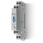 FINDER Модуль управления Авто-Вкл-Выкл; 1CO 10A; питание 24В АC/DC; монтаж на рейку 35мм; ширина 11.2мм; степень защиты IP20(арт.192100240000)