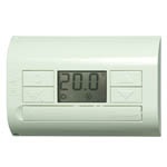 FINDER Комнатный термостат; питание 3В DС; 1СО 5А; монтаж на стену; кнопки ВКЛ/ВЫКЛ, ЛЕТО/ЗИМА; дисплей; цвет кремовый(арт.1T3190030100)