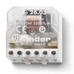 FINDER Шаговое электромеханическое реле; 1NO+1NC 10А, 2 состояния; контакты AgNi; питание 12В АC; монтаж в коробке; степень защиты IP20(арт.260380120000)