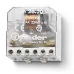 FINDER Шаговое электромеханическое реле; 2NO 10А, 4 состояния; контакты AgNi; питание 24В АC; монтаж в коробке; степень защиты IP20(арт.260880240000)