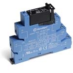 FINDER Интерфейсный модуль, твердотельное реле; выход 5A (24В DС); питание 24В DC; категория защиты IP20; винтовые клеммы(арт.383170249024)