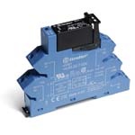 FINDER Интерфейсный модуль, твердотельное реле; выход 3A (240В AС); питание 24В AC/DC; категория защиты IP20; безвинтовые клеммы (пружинный зажим)(арт.384100248240)