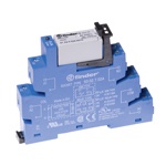 FINDER Интерфейсный модуль, электромеханическое реле; 2CO 8A; контакты AgNi; питание 24В DC (чувствит.); категория защиты IP20; винтовые клеммы(арт.385270240050)