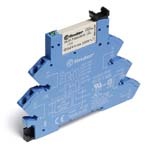 FINDER Интерфейсный модуль, электромеханическое реле; 1CO 6A; контакты AgSnO2; питание 24В AC/DC; категория защиты IP20; безвинтовые клеммы (пружинный зажим)(арт.386100244060)