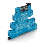 FINDER Интерфейсный модуль, твердотельное реле, серия MasterINPUT; выход 2A (240В АC); питание 24В AC/DC; категория защиты IP20; винтовые клеммы(арт.394000248240)