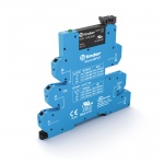 FINDER Интерфейсный модуль, твердотельное реле, серия MasterINPUT; выход 2A (24В DC); питание 24В AC/DC; категория защиты IP20; безвинтовые клеммы "Push-in"(арт.397000249024)