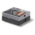 FINDER Миниатюрное универсальное электромеханическое реле; монтаж на печатную плату; плоские; выводы с шагом 3.5мм; 1CO 10A; контакты AgCdO; катушка 60В DC (чувствит.); степень защиты RTI(арт.401170602000)