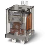 FINDER Силовое электромеханическое реле; монтаж в наконечники Faston 250 (6.3x0.8мм); 1NO+1NC 20A; контакты AgCdO; катушка 220В DC; степень защиты RTI; монтажный фланец; опции: нет(арт.653192200000)