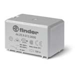 FINDER Силовое электромеханическое реле; монтаж на печатную плату, раздвоенные выводы; 2NO 30A; контакты AgCdO; катушка 240В AC; влагозащита RTIII; УХЛ4; опции: нет(арт.662282400301)