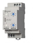 FINDER Контрольное реле для 3-фазных сетей; пониженное/повышенное напряжение, обрыв/чередование фаз, настраиваемые диапазоны; выход 1CO 6А; модульное, ширина 35мм; степень защиты IP20(арт.703184002022)