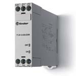FINDER Термисторное реле (PTC); без памяти отказов; питание 24В АС/DC; выход 1NO 10A; ширина 22.5мм; степень защиты IP20(арт.719100240300)