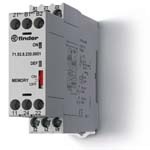 FINDER Термисторное реле (PTC); память отказов; питание 230В АС; выход 2СO 10A; ширина 22.5мм; степень защиты IP20(арт.719282300001)