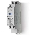 FINDER Модульный таймер мультифункциональный (AI, DI, SW, BE, CE, DE); питание 24…240В АС/DC; выход - твердотельное реле 1NO 1A; ширина 17.5мм; регулировка времени 0.1с…24ч; степень защиты IP20(арт.807102400000)