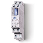 FINDER Модульный таймер мультифункциональный (AI, DI, SW, SP, BE, DE, EEb), функции SET, RESET; питание 12…240В АС/DC; 1CO 16A; ширина 17.5мм; регулировка времени 0.1с…10ч; степень защиты IP20(арт.810102300000)