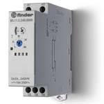 FINDER Модульный таймер 1-функциональный (AI); питание 24…240В АС/DC; 1CO 16A; ширина 22.5мм; регулировка времени 0.05с…10дней; степень защиты IP20(арт.831102400000)