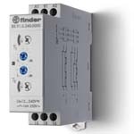 FINDER Модульный таймер мультифункциональный (LI, LE, PI, PE); питание 24…240В АС/DC; 1CO 16A; ширина 22.5мм; регулировка времени 0.05с…10дней; степень защиты IP20(арт.839102400000)
