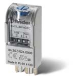 FINDER Таймерный модуль 2-функциональный (AI,DI); для применения с реле, монтаж в розетку; питание 110…125В AC; регулировка времени 0.05с...100ч; степень защиты IP20(арт.863081200000)