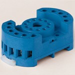 FINDER Розетка с винтовыми клеммами (с зажимной клетью) для реле 60.13, таймера 88.02; в комплекте металлическая клипса 090.33; версия: синий цвет(арт.9023SMA)