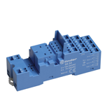 FINDER Розетка с безвинтовыми клеммами (пружинный зажим) для реле 55.32, 55.34, таймера 85.02, 85.04; применяются модули 99.80; в комплекте пластиковая клипса 094.91.3; версия: синий цвет(арт.9454SPA)