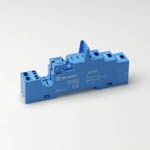 FINDER Розетка с безвинтовыми клеммами (пружинный зажим) для реле 46.61; применяются модули 86.30, 99.02; в комплекте металлическая клипса 097.71; версия: синий цвет(арт.9751SMA)