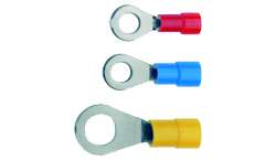 Кольцевой изолир. наконечник 0,1-0,4мм2 под винт М2 (беж.)