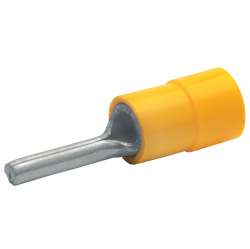Штыревой изолир. наконечник 4-6мм2, длина штыря 11 мм (жёлт.)