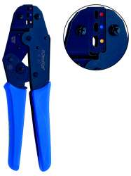 K82 Пресс-клещи с храп. мех-м для изол. кольцевых и др. наконечников (0,5 - 6 мм2, овал)