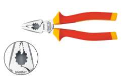KL020180IS Комбинированные пассатижи L=180 мм с изол. рукоятками (VDE до 1000В)