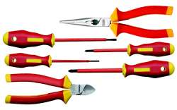 KL306IS Набор из 6-ти различных инструментов с изол. рукоятками (VDE до 1000В)