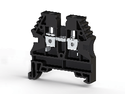 KLEMSAN 304135 Клеммник на DIN-рейку 4мм.кв. (черный); AVK4