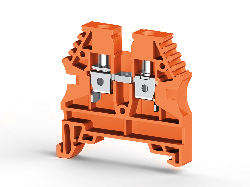 KLEMSAN 304137 Клеммник на DIN-рейку 4мм.кв. (оранжевый); AVK4
