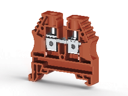 KLEMSAN 304144 Клеммник на DIN-рейку 6мм.кв. (красный); AVK6