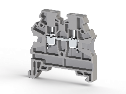 KLEMSAN 304200 Клеммник на DIN-рейку 2,5мм.кв. (серый); AVK2,5 RD