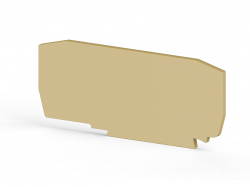 0.0.0.4.50060, Концевой сегмент на клеммники YBK S*/ YBK I* (бежевый); NPP YBK S/YBK I