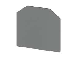 0.0.0.4.51019, Концевой сегмент на клеммники PB 6/NM (серый); NPP/PB 6/NM