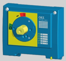 RP-BD-CK21 - БЛОК РУЧНОГО ПРИВОДА - ЖЕЛТЫЙ ШИЛЬДИК - С БЛОКИРОВАНИЕМ (арт.13684)