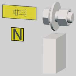 OEZ 17266 OD-FH123-SS24 Соединительный комплект для составления 2-х полюсного или 4-х полюсного разъединителя нагрузки для FH1, FH2, FH3