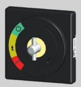 OEZ 19103 RP-BL-CN20 Подшипник ручного привода IP66, щиток - черный цвет, для BL1600/BL1000