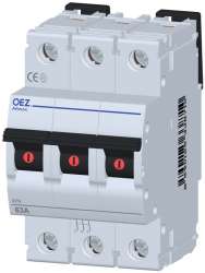 APN-32-3 Тумблерный выключатель In 32 A, Ue 230/400 V a.c., 60/220 V d.c, 3-полюс, ширина 3 модуля