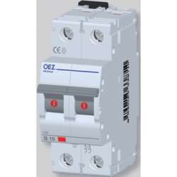 LPE-10D-2 Автоматический выключатель In 10 A, Ue 230/400 V a.c., 60/220 V d.c., характеристика D, 2-полюс, Icn 6 kA