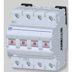 LPE-13D-3N Автоматический выключатель In 13 A, Ue 230/400 V a.c., 60/220 V d.c., характеристика D, 3+N-полюс, Icn 6 kA
