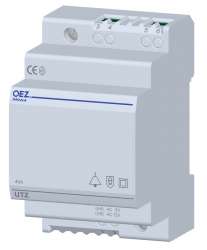 UTZ-4-A Звонковый трансформатор мощность 4 VA, Upri 230 V a.c., Usec 6, 8, 12 V a.c., исполнение стойкое к короткому замыканию, ширина 3 модуля