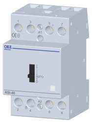 RSI-40-40-A230-M Контактор для проводок Ith 40 A, Uc 230 V a.c., 4x нормально разомкнутый контакт, с ручным управлением