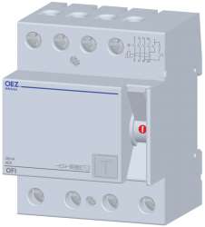 OFI-40-4-300AC Устройство защитного отключения In 40 A, Ue 230/400 V a.c., Idn 300 mA, 4-полюс, Inc 10 kA, тип AC